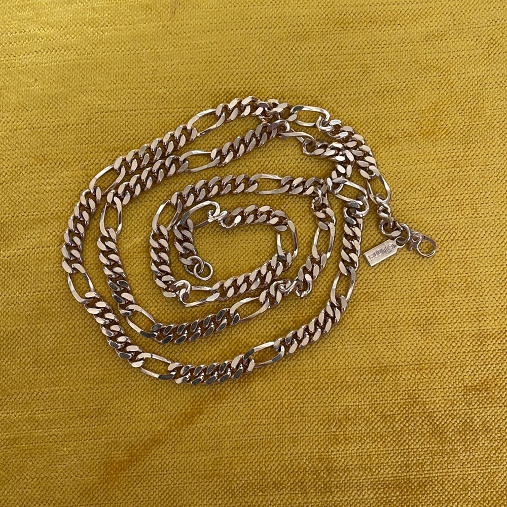 Vintage: Monet gold plated curb link necklace.